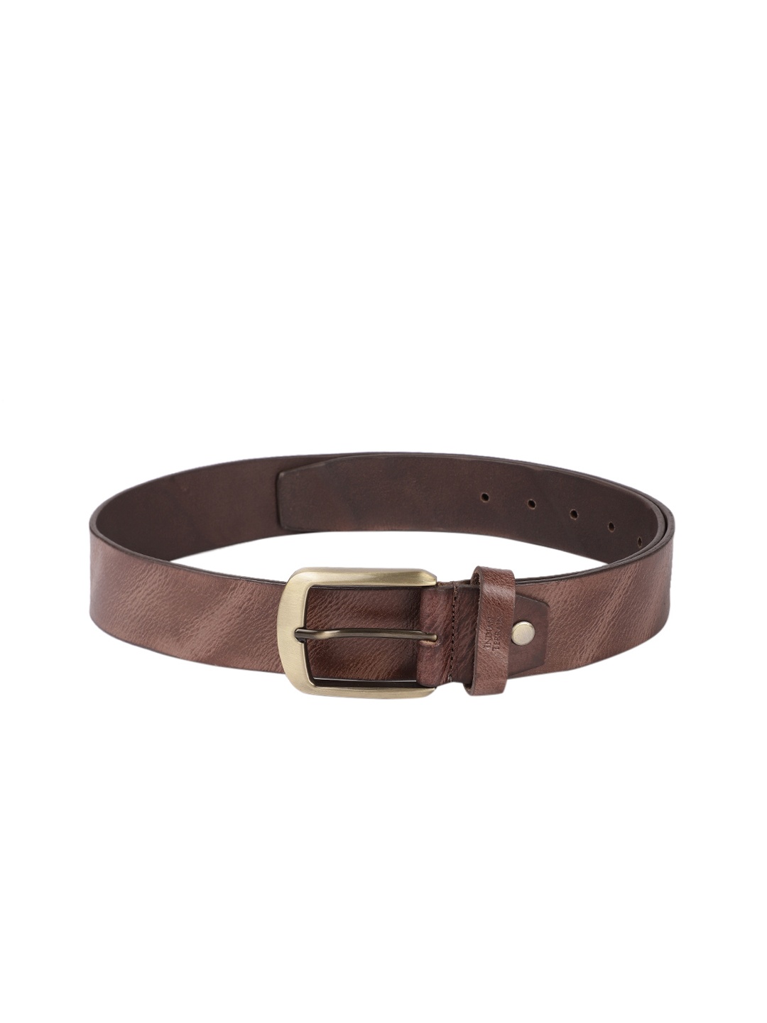 

Indian Terrain Men Brown Leather Belt