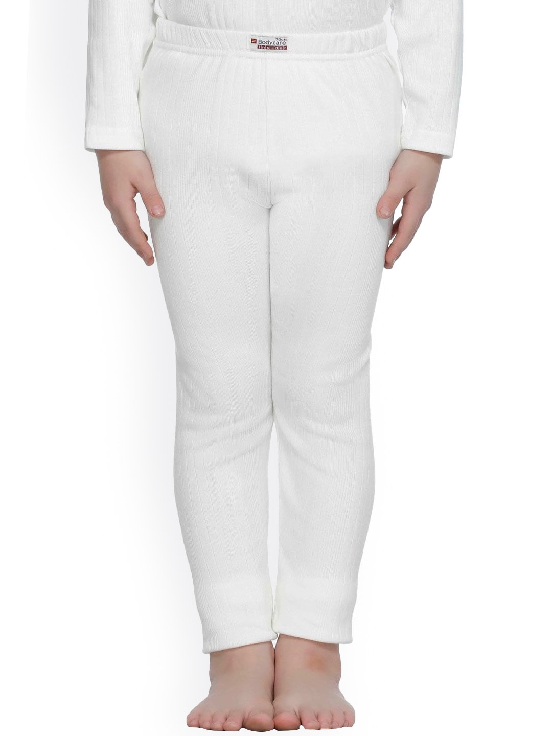 

Bodycare Kids Boys White Solid Cotton Thermal Bottom