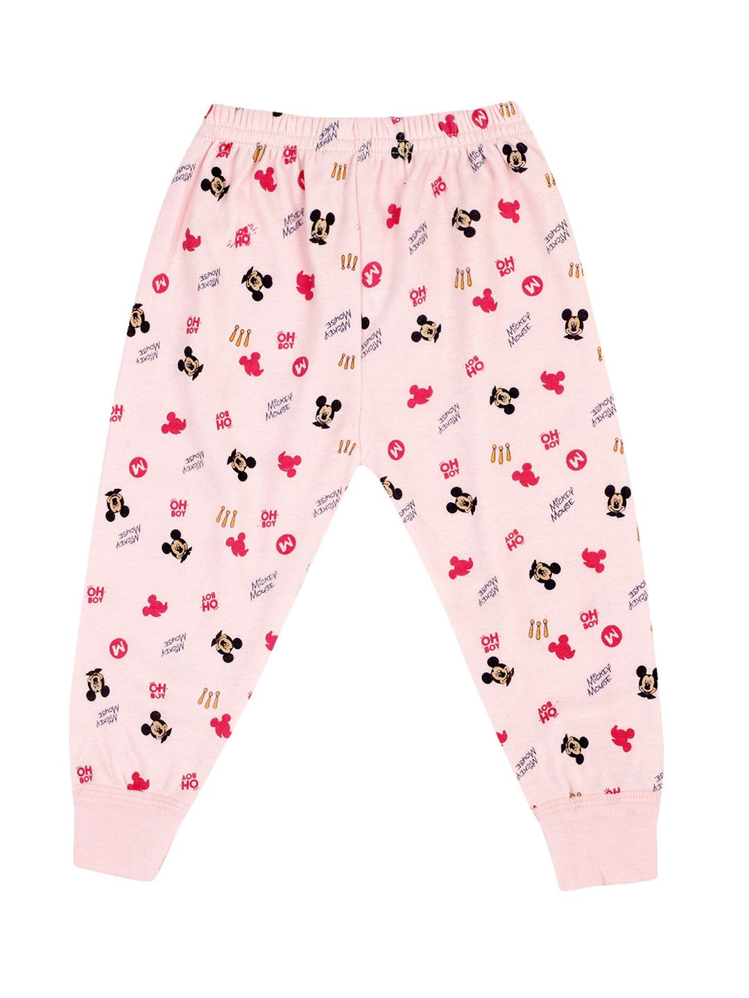 

Bodycare Kids Boys Pink Printed Cotton Thermal Bottom