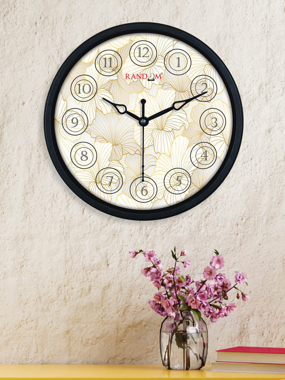 

RANDOM Unisex Cream Clocks