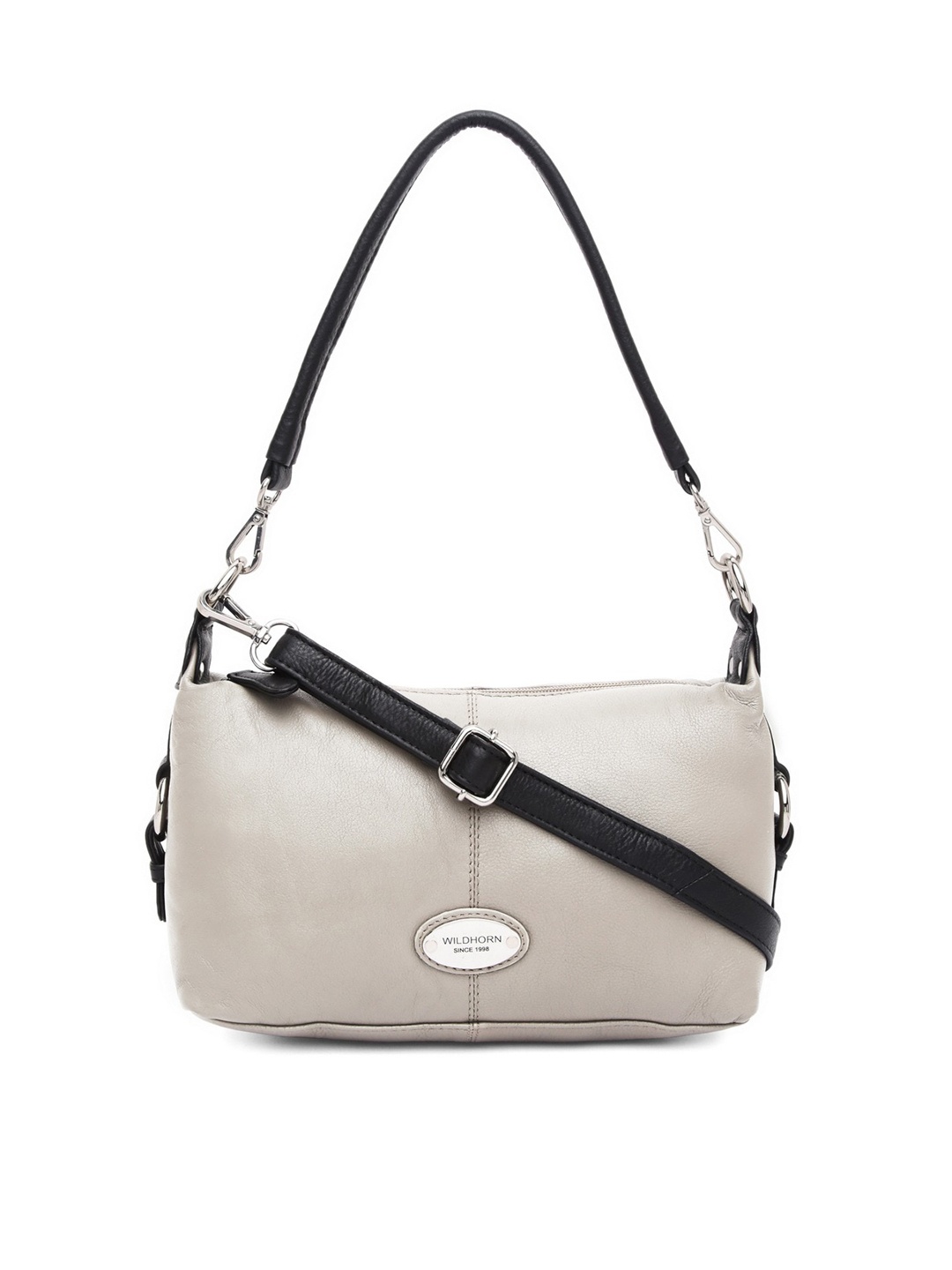 

WildHorn Beige Textured Leather Sling Bag