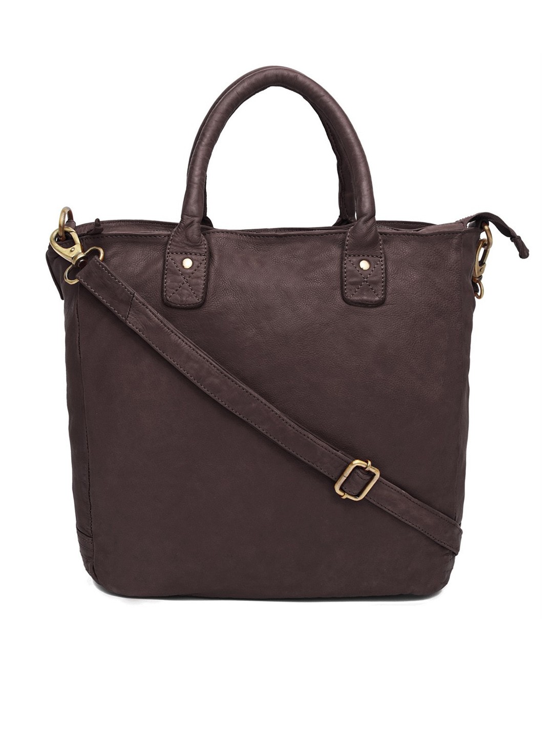 

WildHorn Women Brown Leather Shopper Handheld Bag