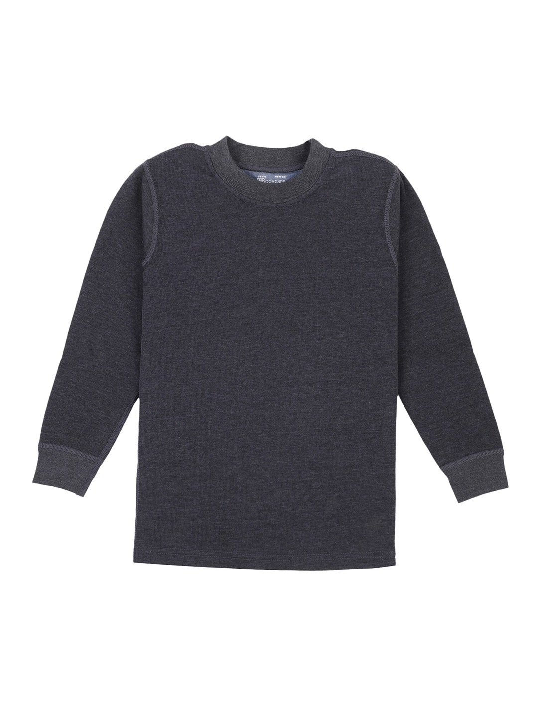 

Bodycare Kids Boys Solid Fleece Thermal Tops, Grey melange