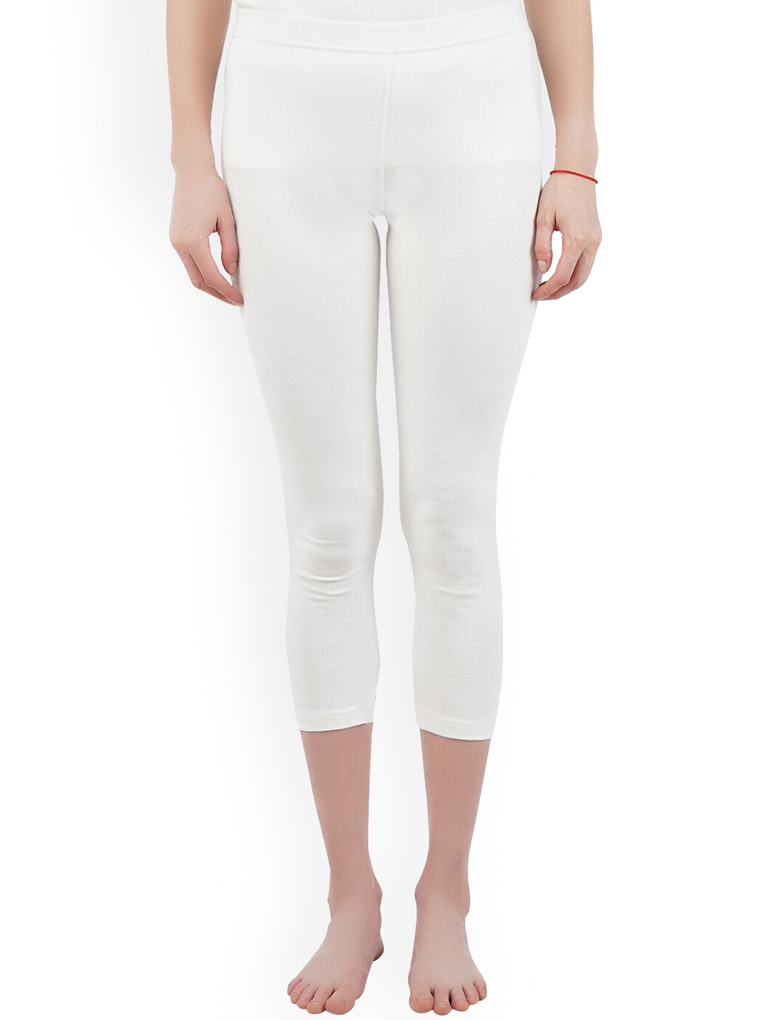 

BODYCARE INSIDER Women White Solid Cotton Thermal Bottom