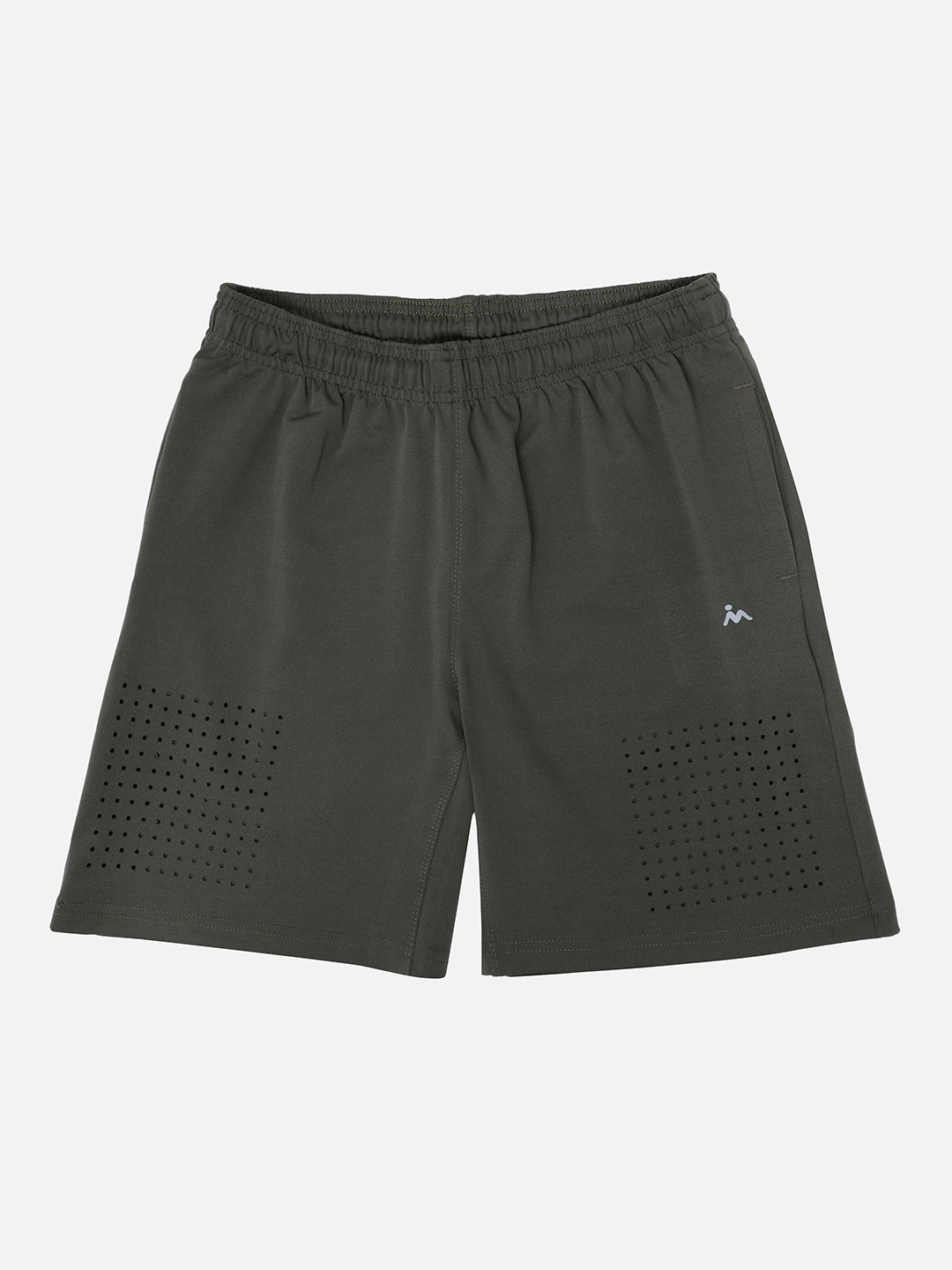 

Masculino Latino Boys Olive Green Running Sports Shorts