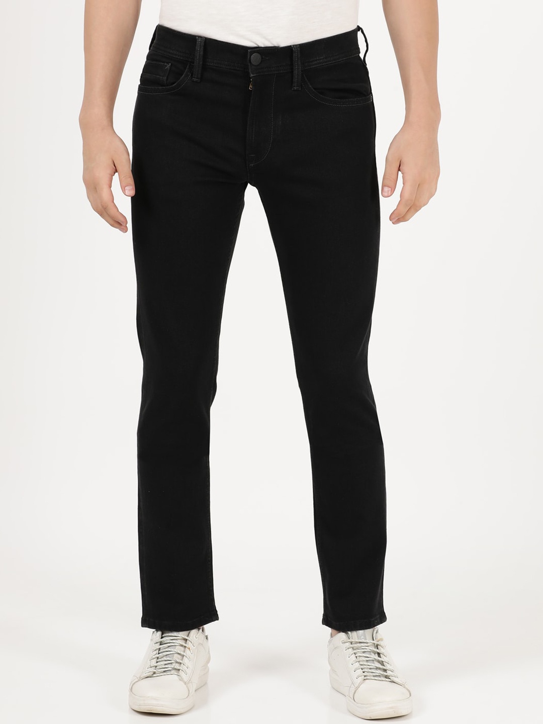 

Lee Men Black Slim Fit Stretchable Jeans