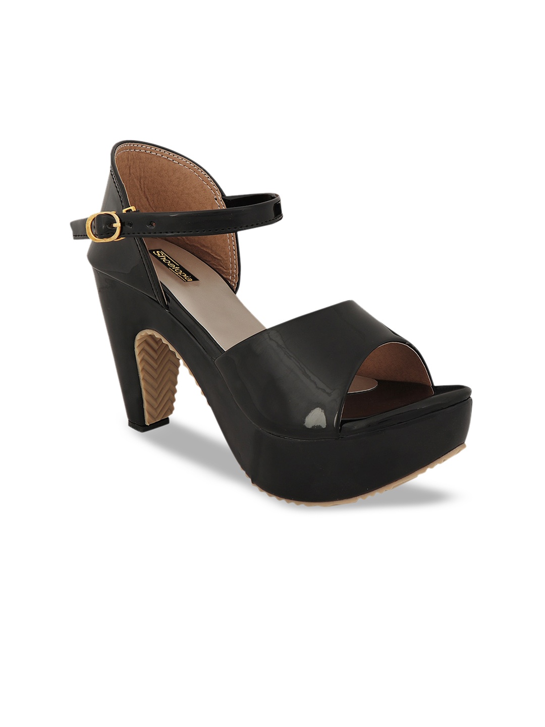 

Shoetopia Black Platform Sandals