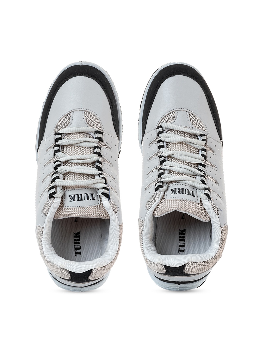 

Khadims Men Grey Colourblocked Sneakers