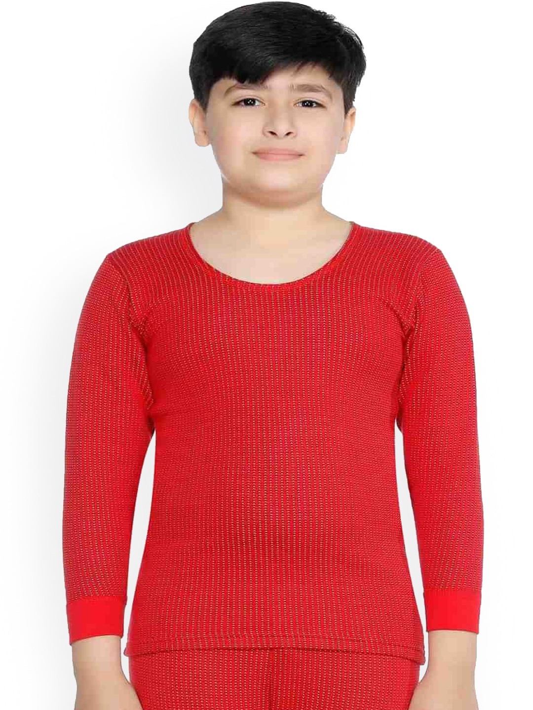 

Bodycare Kids Boys Red Cotton Thermal Tops