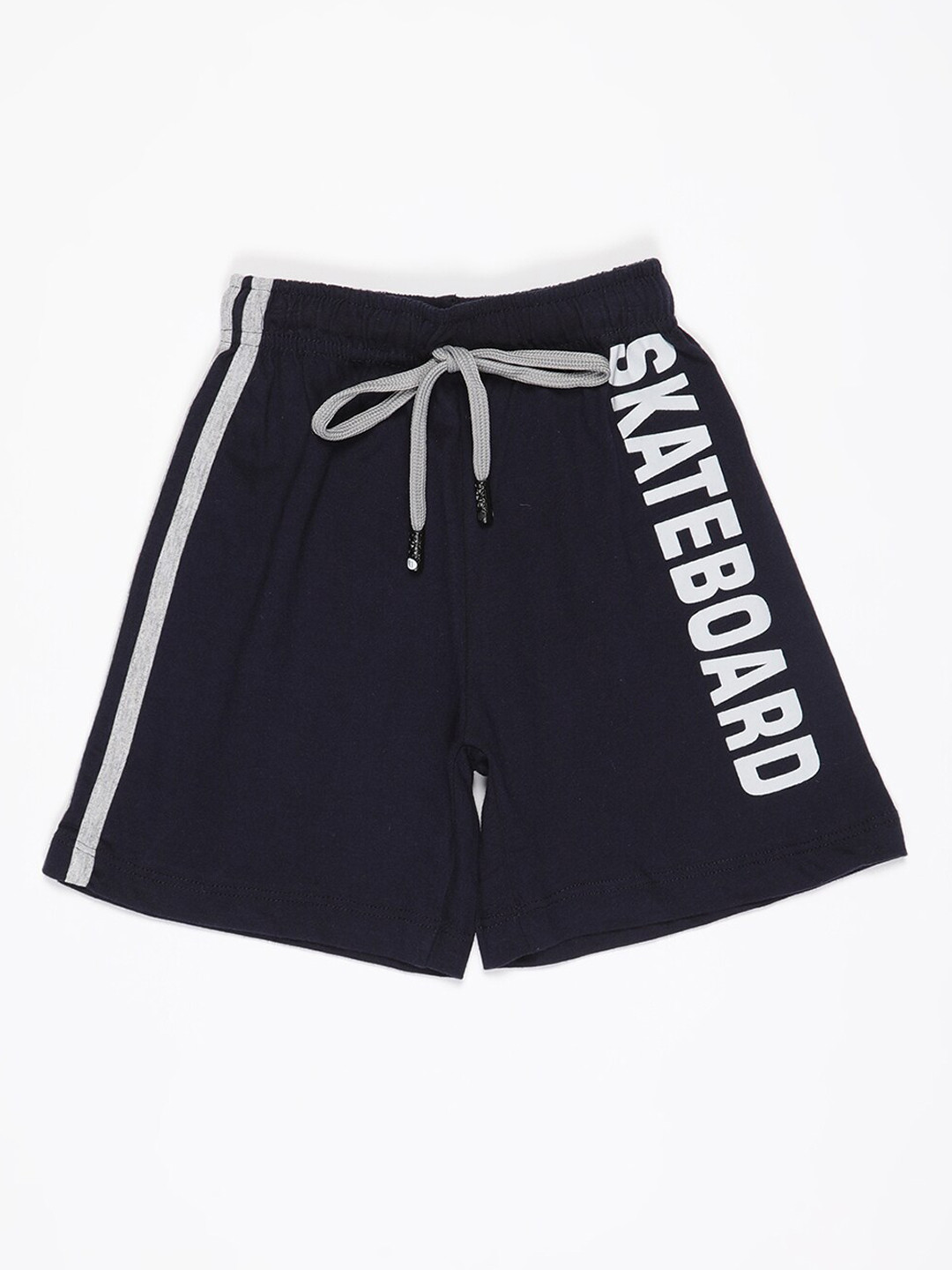 

V2 Value & Variety Boys Navy Blue Typography Printed Shorts