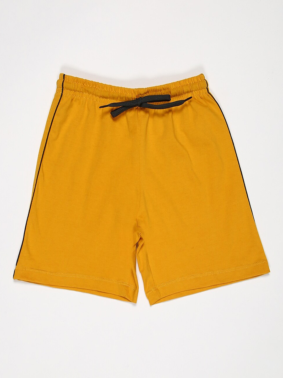 

V2 Value & Variety Boys Mustard Solid Cotton Shorts