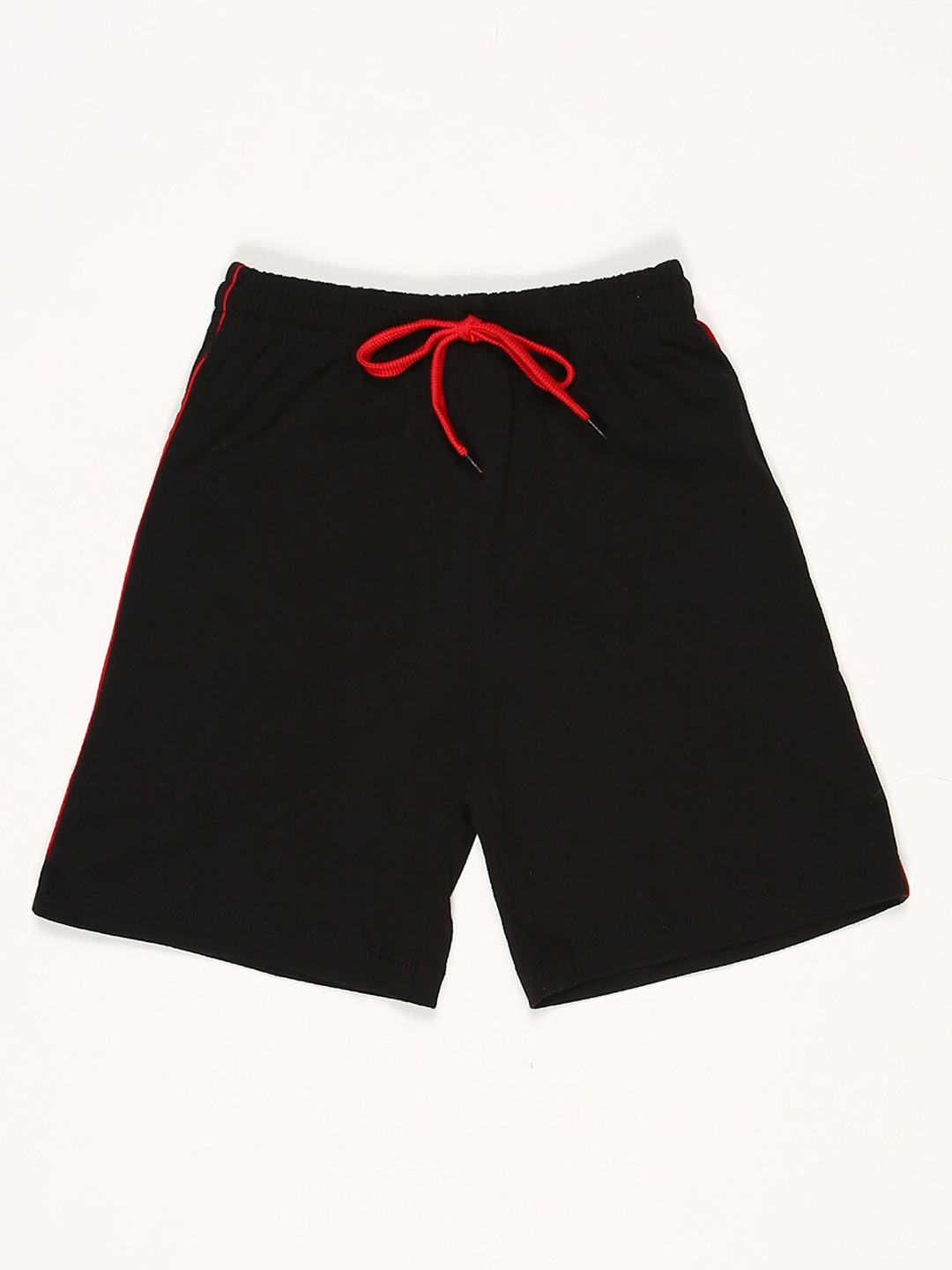 

V2 Value & Variety Boys Black Solid Cotton Shorts