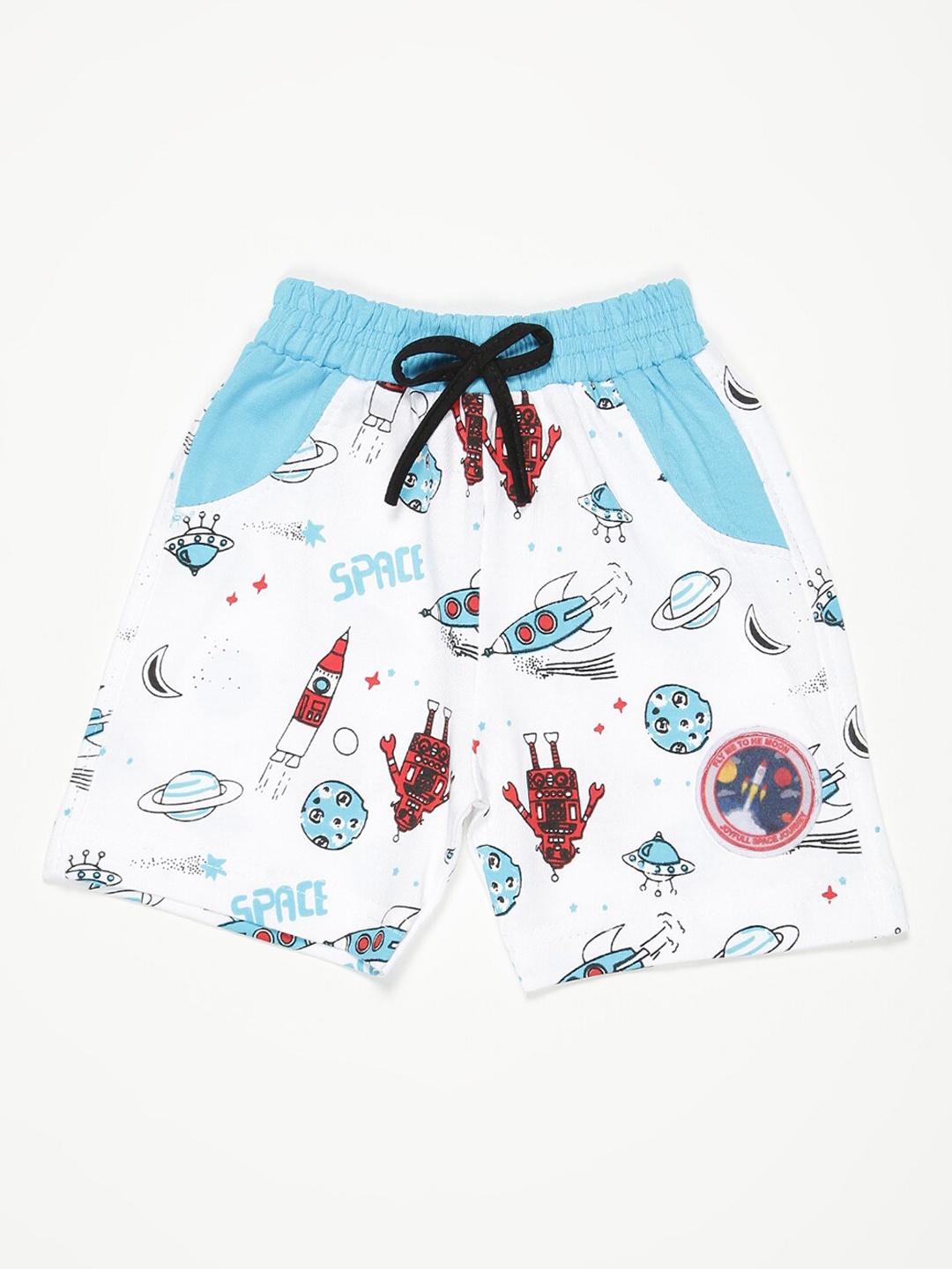 

V2 Value & Variety Boys Blue Printed Shorts