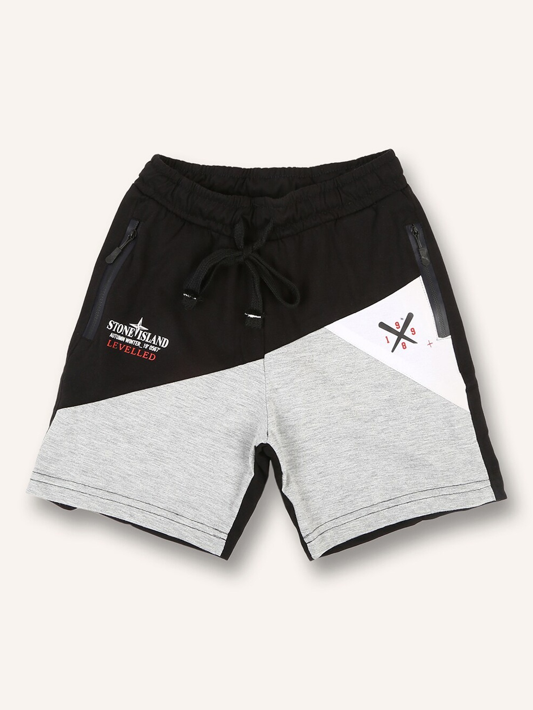 

V2 Value & Variety Boys Black Regular Shorts