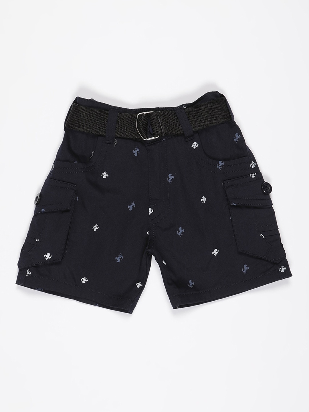 

V2 Value & Variety Boys Blue Printed Shorts