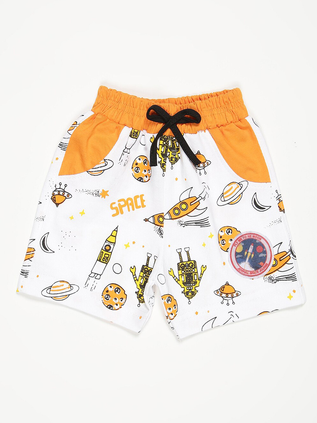 

V2 Value & Variety Boys Orange Printed Shorts