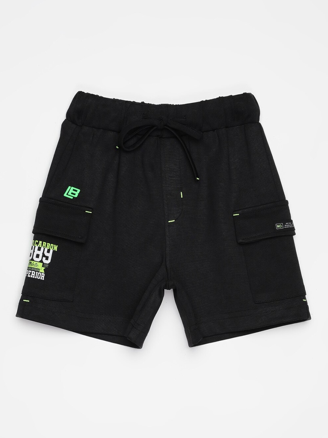 

V2 Value & Variety Boys Black Cargo Shorts