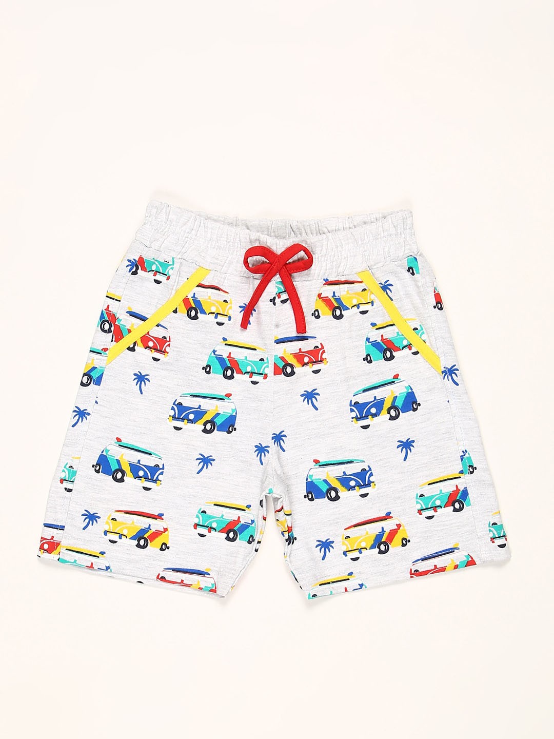 

V2 Value & Variety Boys Grey Printed Shorts