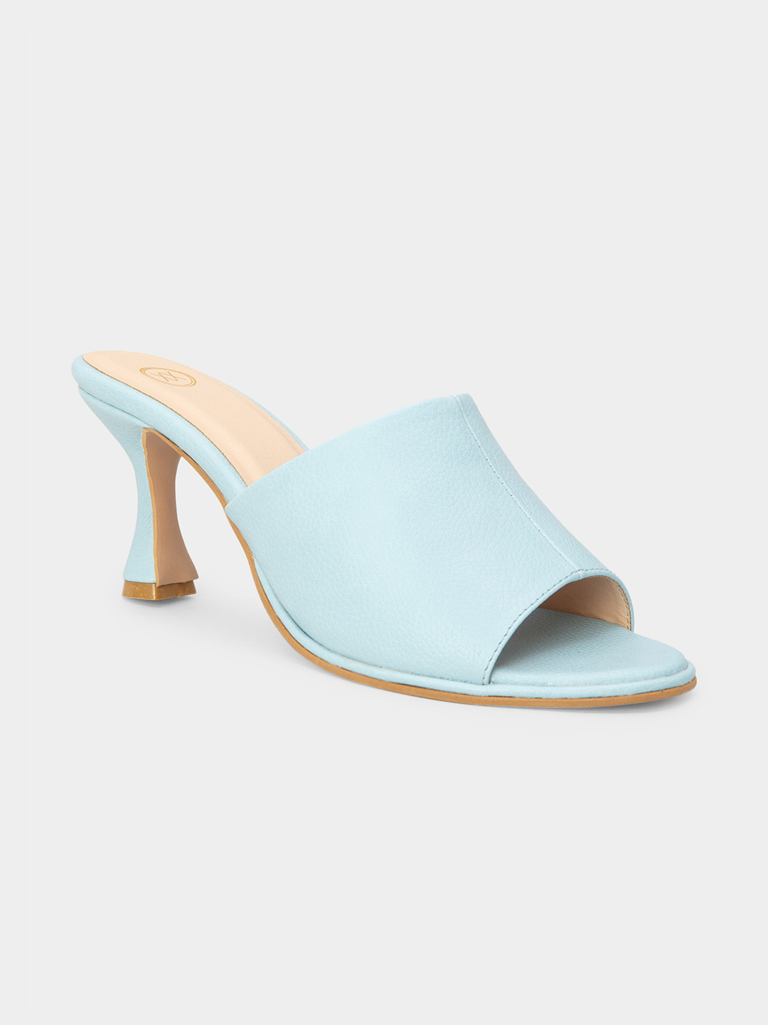 

20Dresses Blue PU Solid Peep Toes