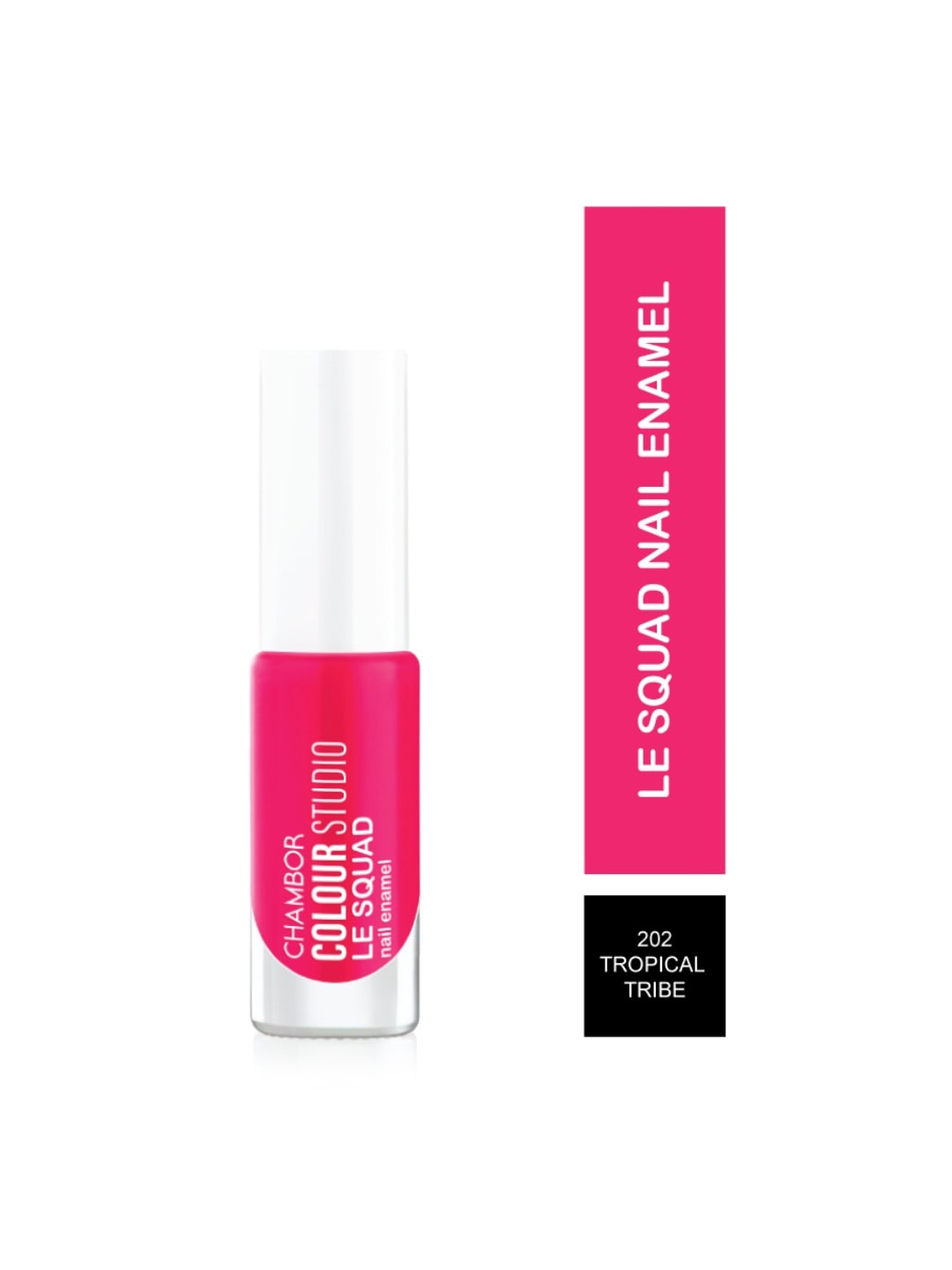 

Chambor Colour Studio Le Squad Nail Enamel 6ml - Tropical Tribe 202, Pink