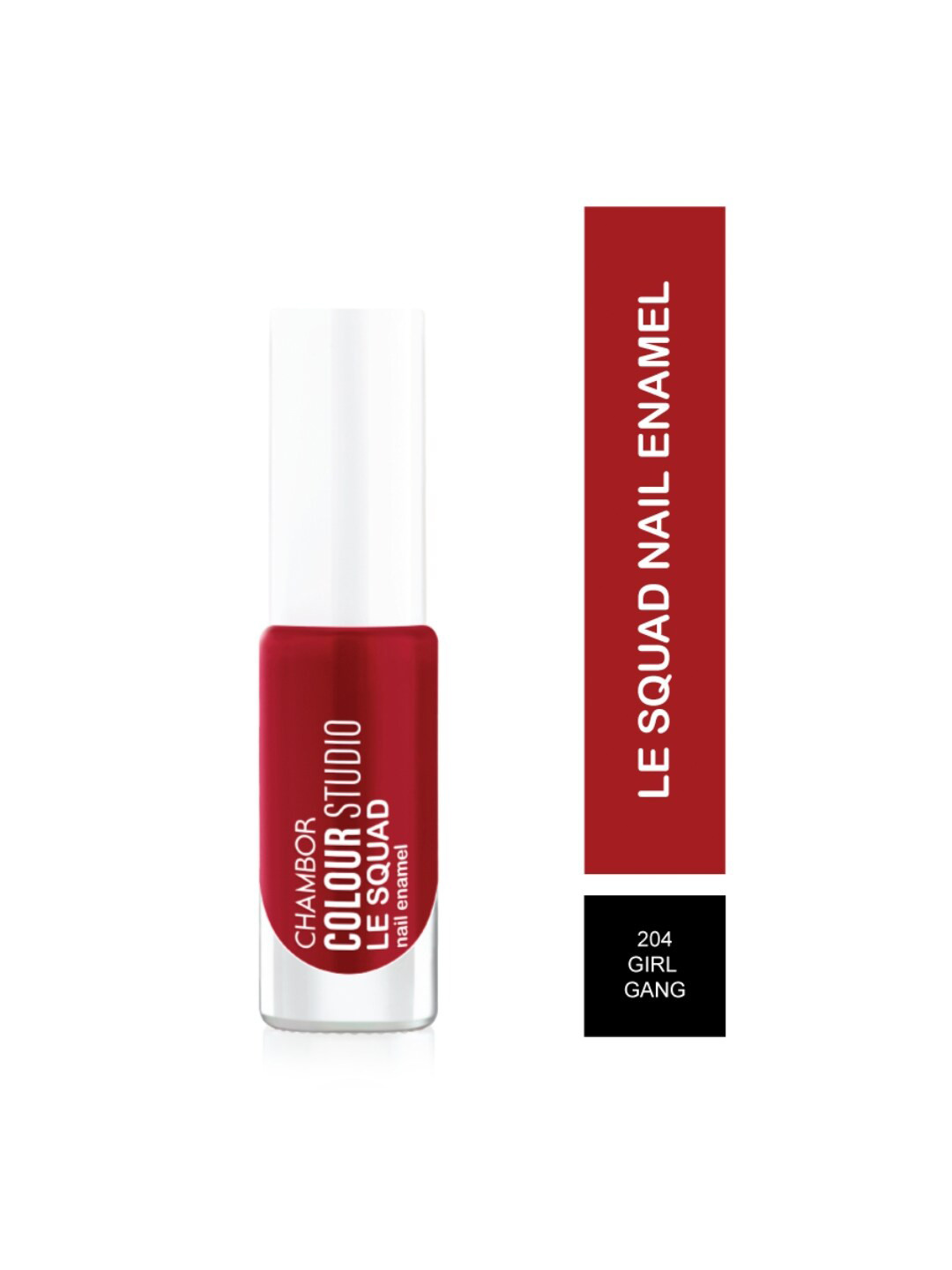 

Chambor Colour Studio Le Squad Nail Enamel 6ml - Girl Gang 204, Maroon