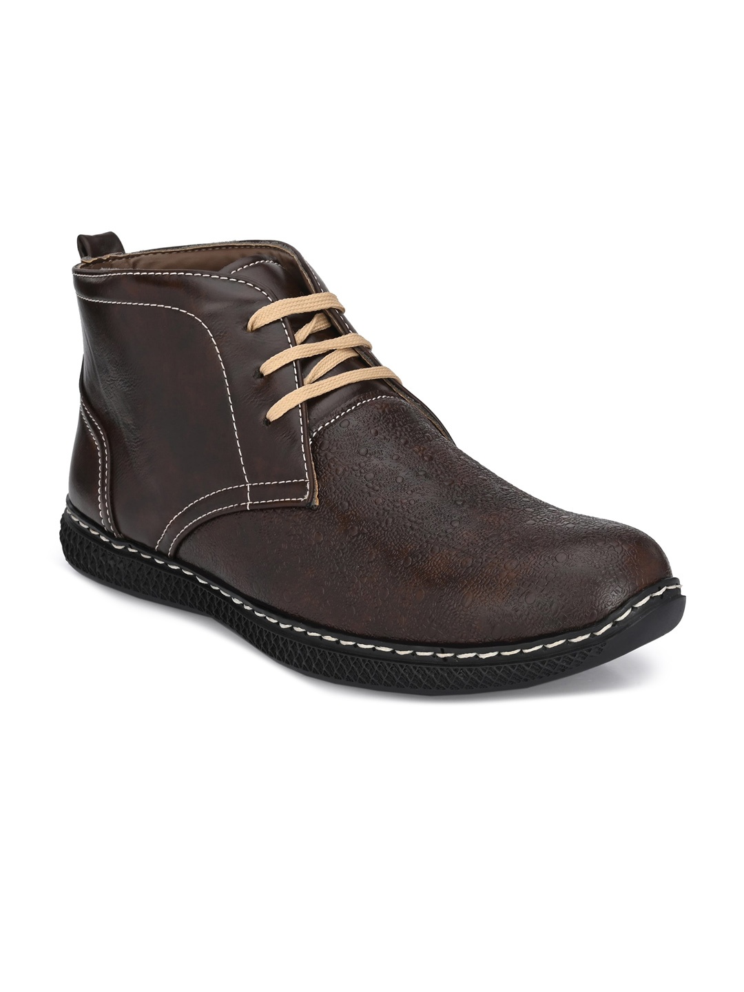 

John Karsun Men Synthetic Leather Casual Shoes, Brown