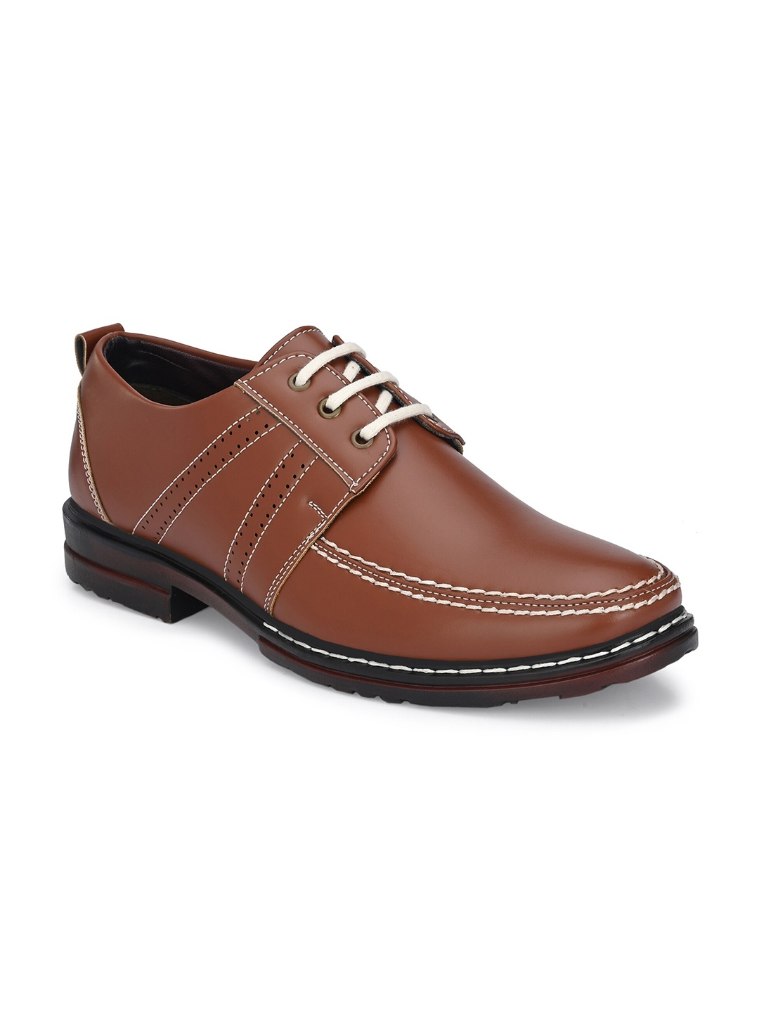 

John Karsun Men Tan Solid Casual Shoes