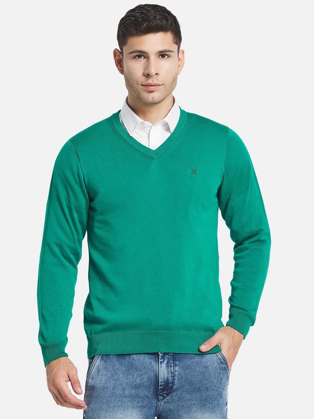 

Monte Carlo Men Sea Green Pullover