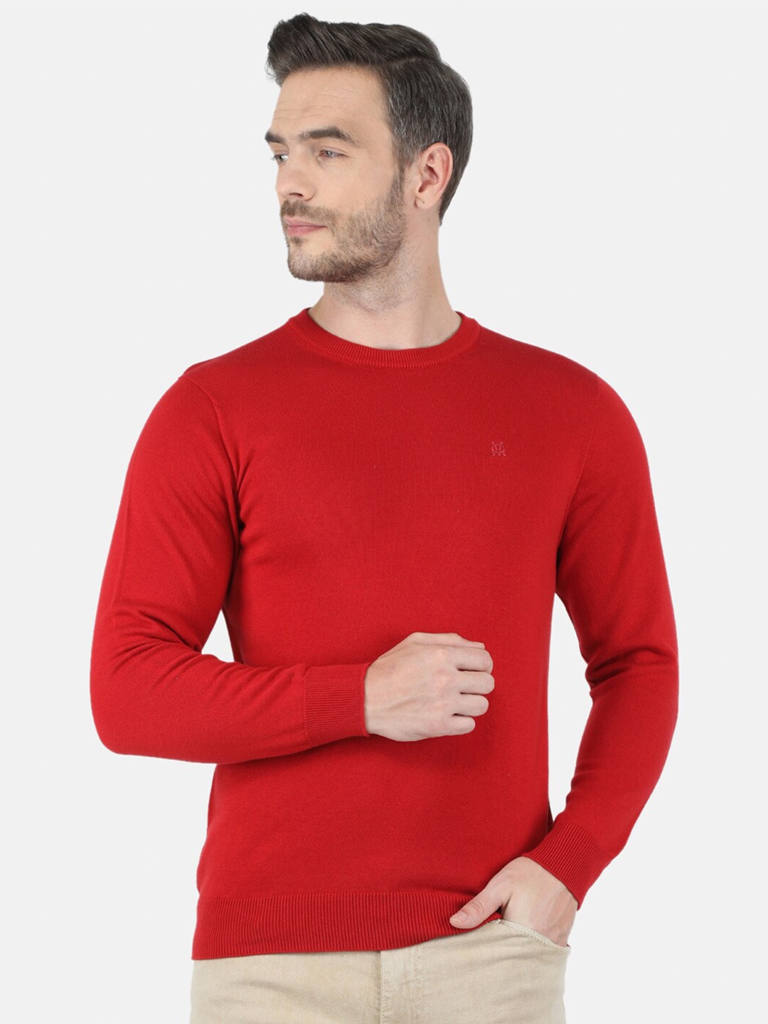 

Monte Carlo Men Red Pullover Sweater