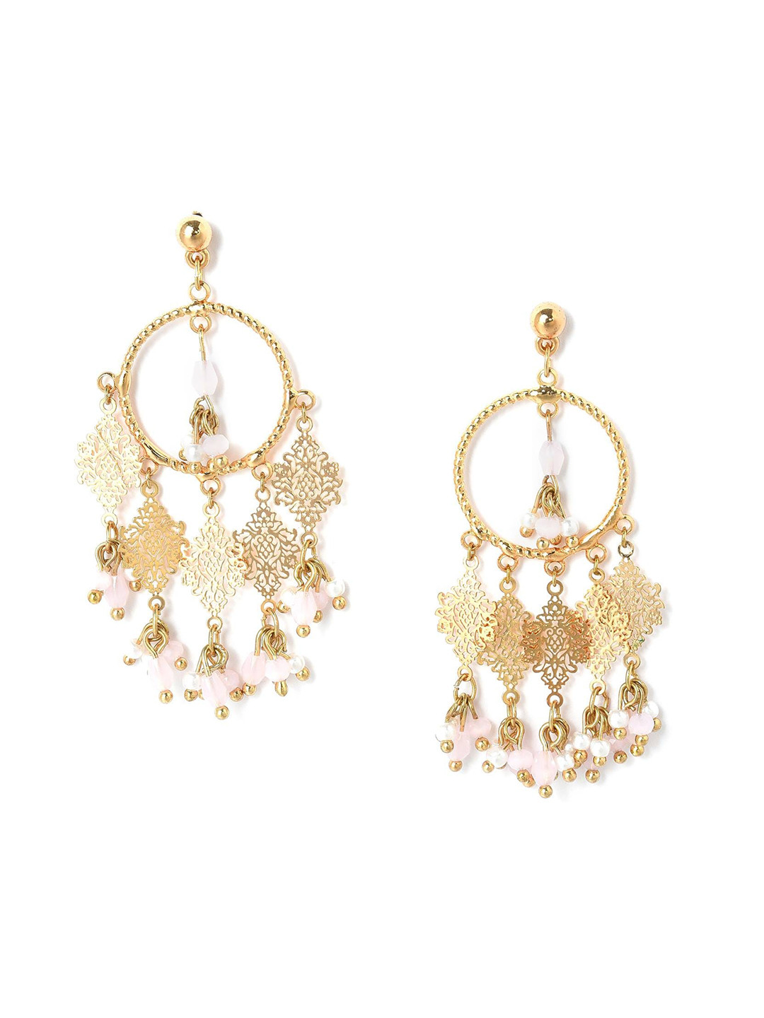 

W Gold-Toned Quirky Drop Earrings