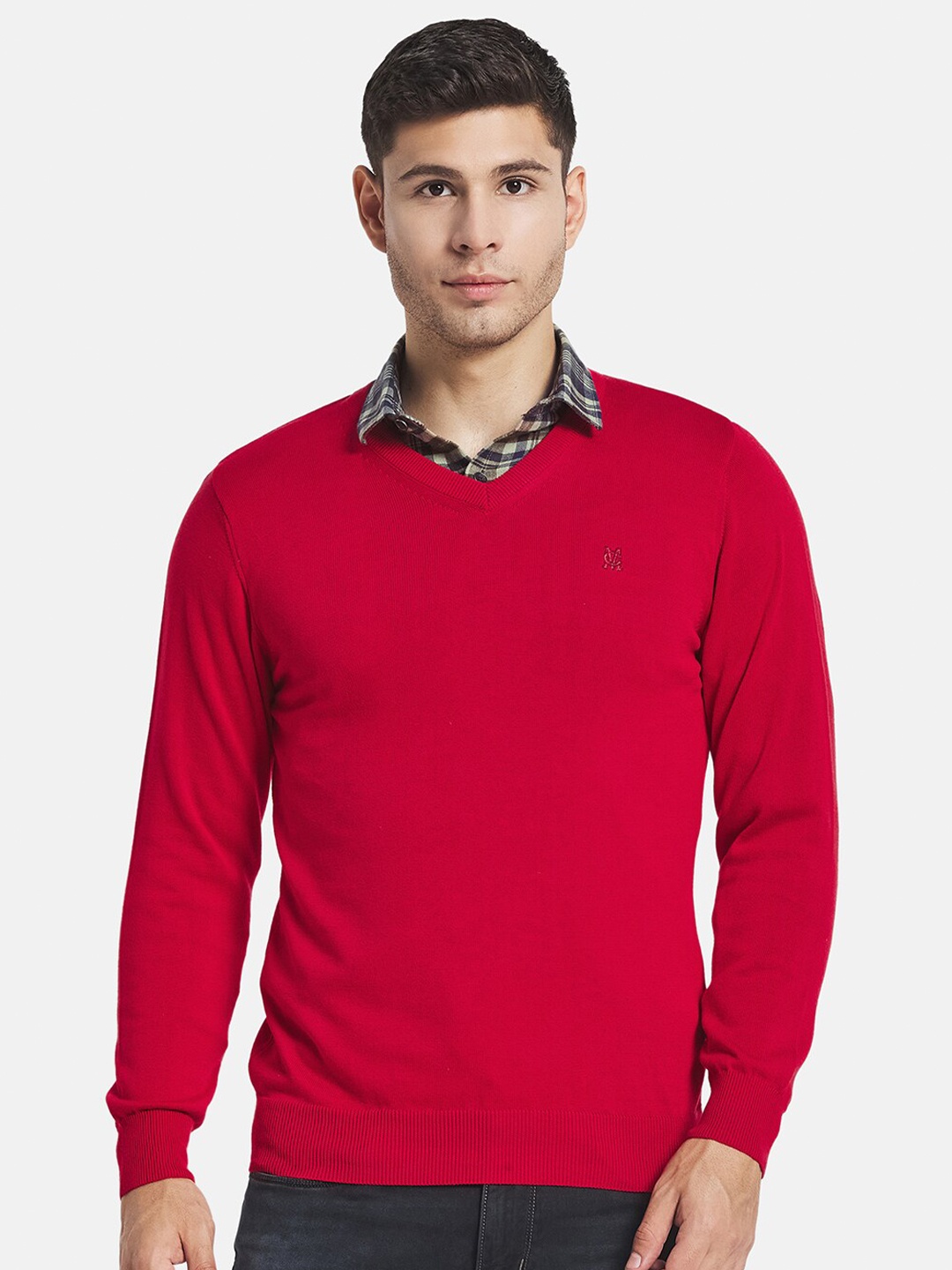 

Monte Carlo Men Red Speckled Pullover