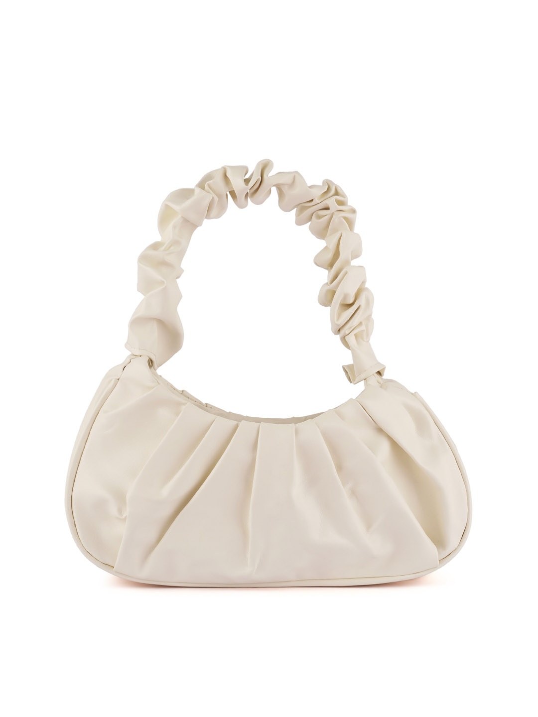 

London Rag White PU Bucket Shoulder Bag