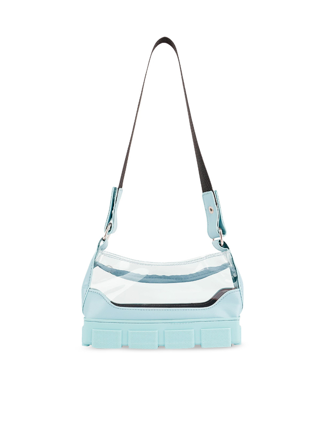 

London Rag Blue PU Bucket Sling Bag