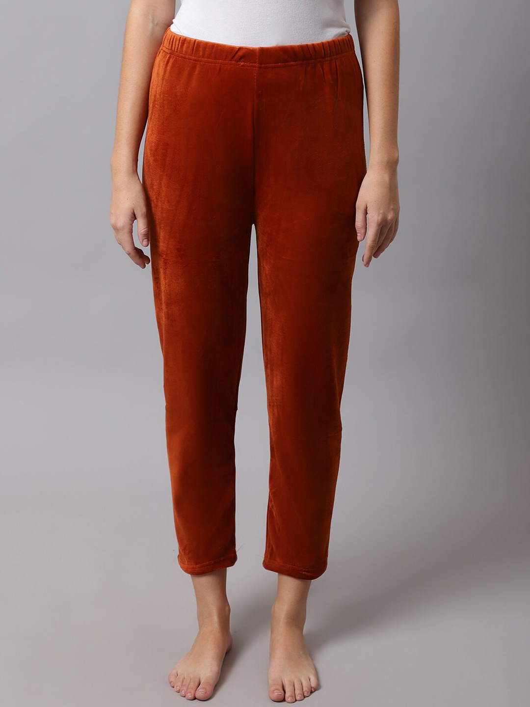 

TAG 7 Women Rust Solid Lounge Pants