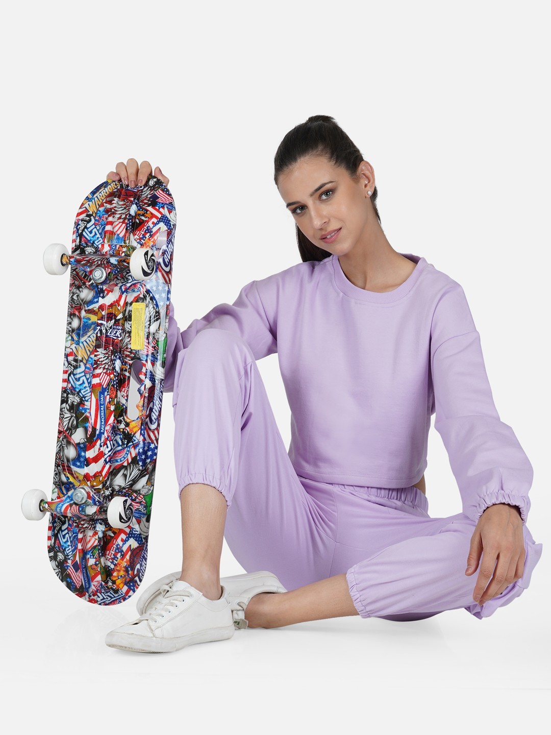 

Tinted Women Violet Sweatshirt