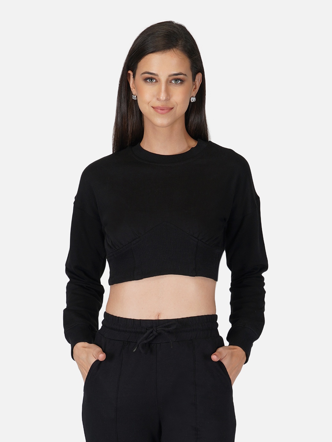 

Tinted Women Black Sweatshirt