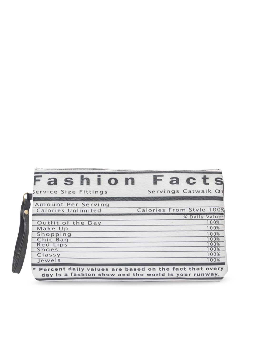 

BandBox Charcoal Printed Purse Clutch