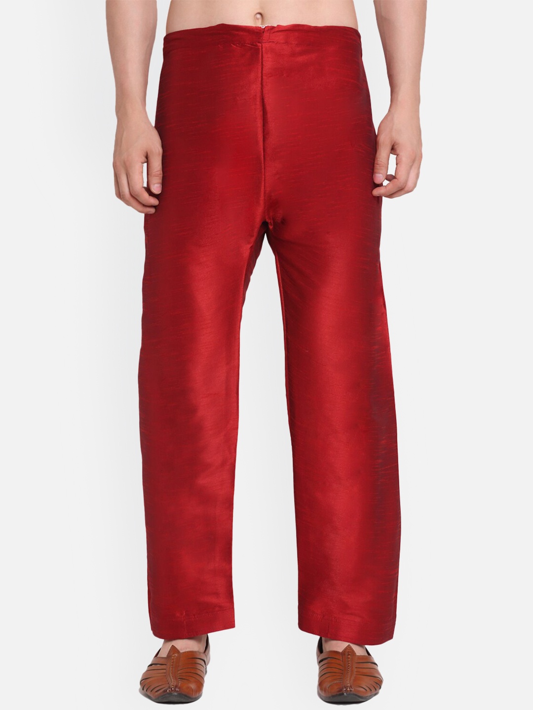 

Benstoke Men Maroon Solid Pyjamas