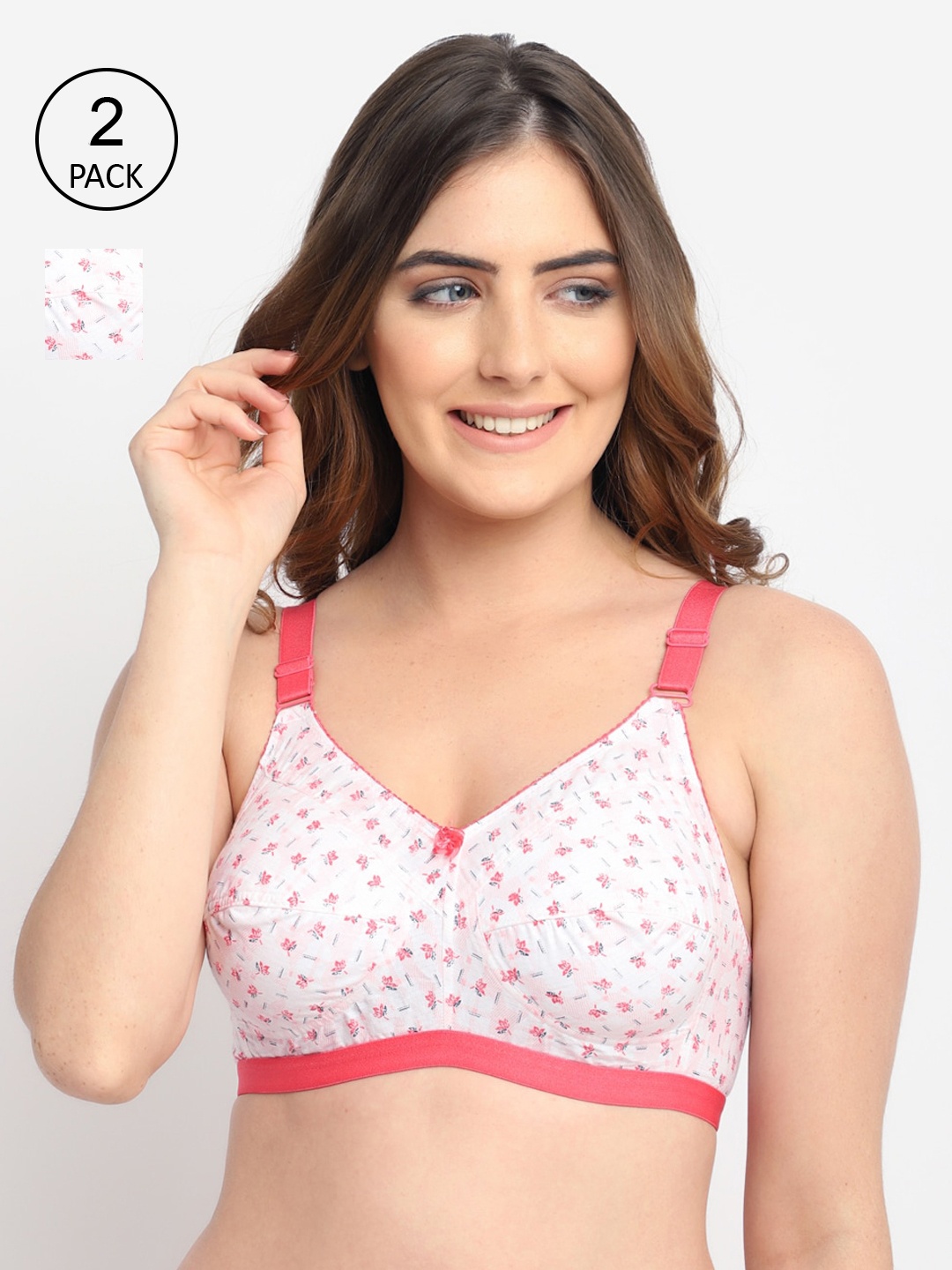 

GRACIT Women Pink Bra