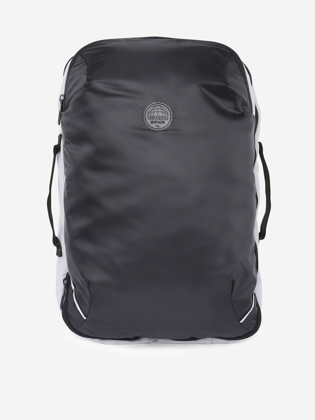 

SPYKAR Men Grey & White Travel Backpack