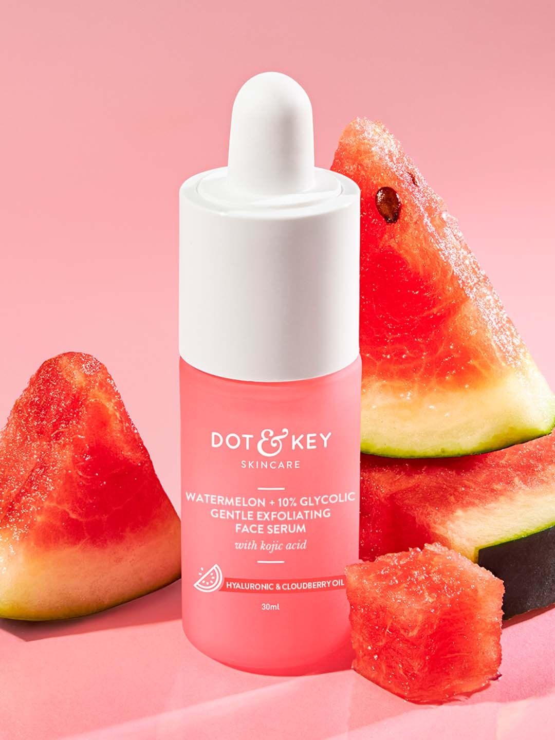 

DOT & KEY 10% Glycolic Watermelon Face Serum For Dark Spots & Pigmentation - 30ml, Pink