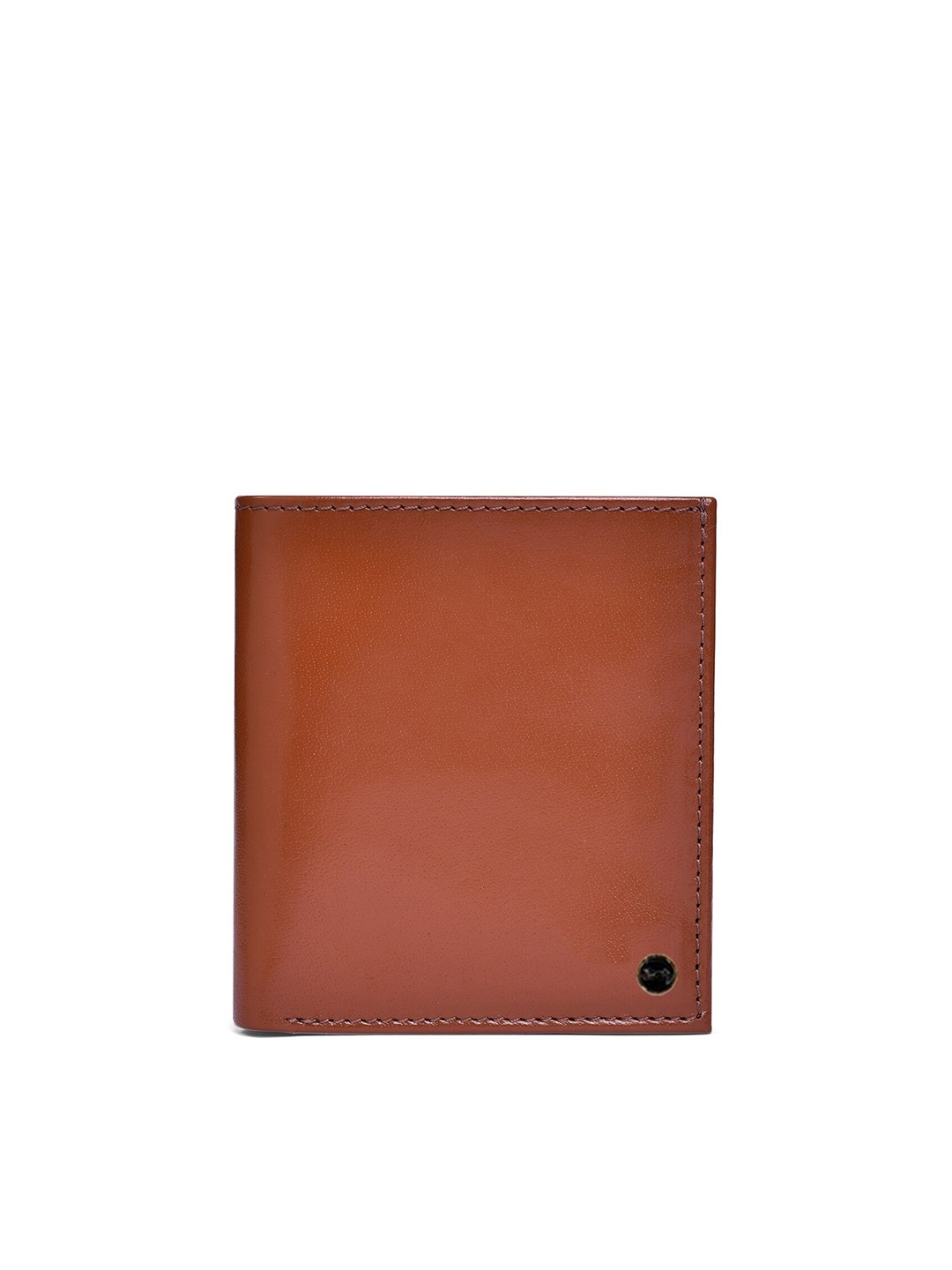 

Belwaba Men Tan Leather Card Holder