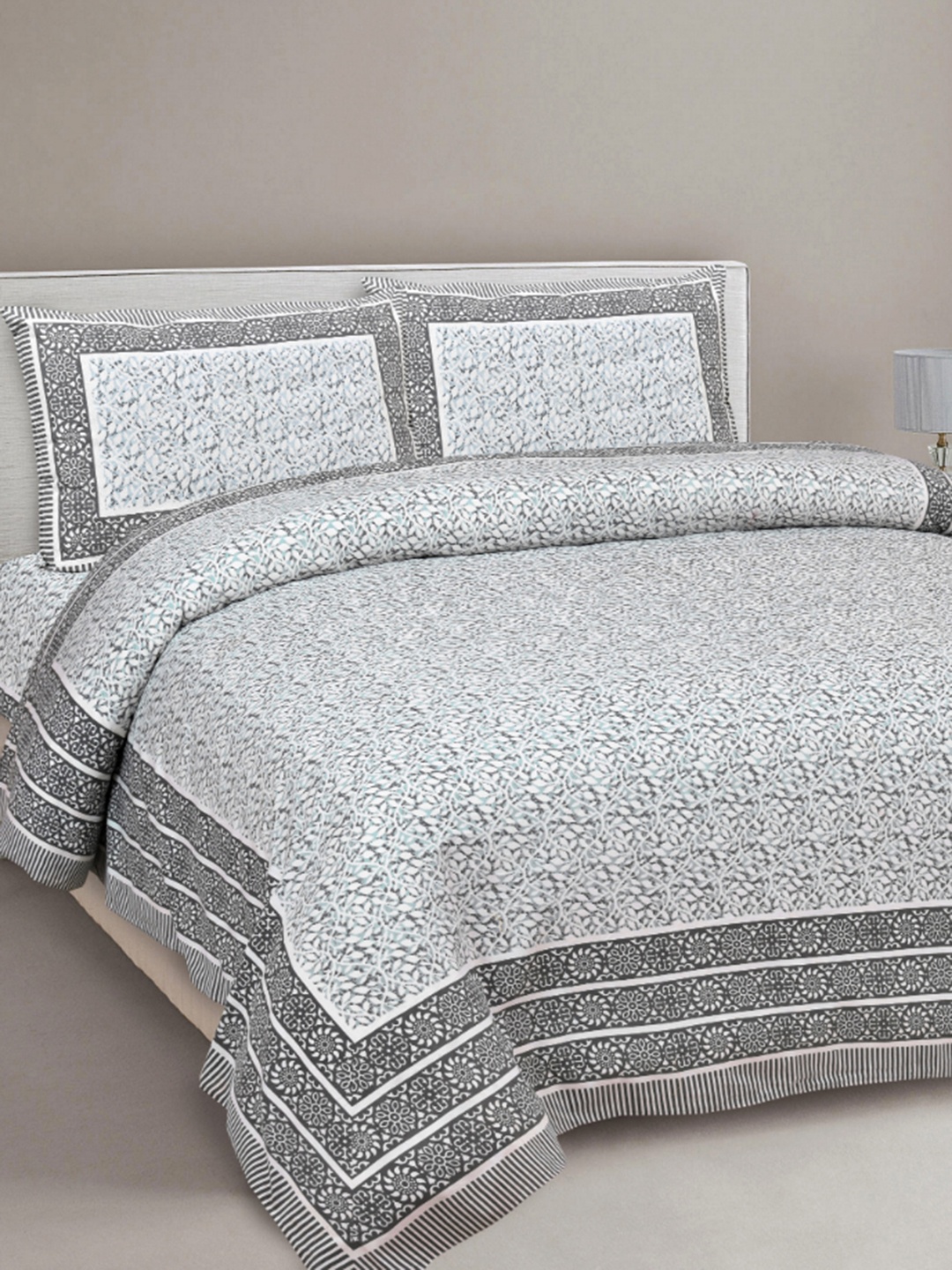 

INDHOME LIFE Unisex Multi Bedsheets, White