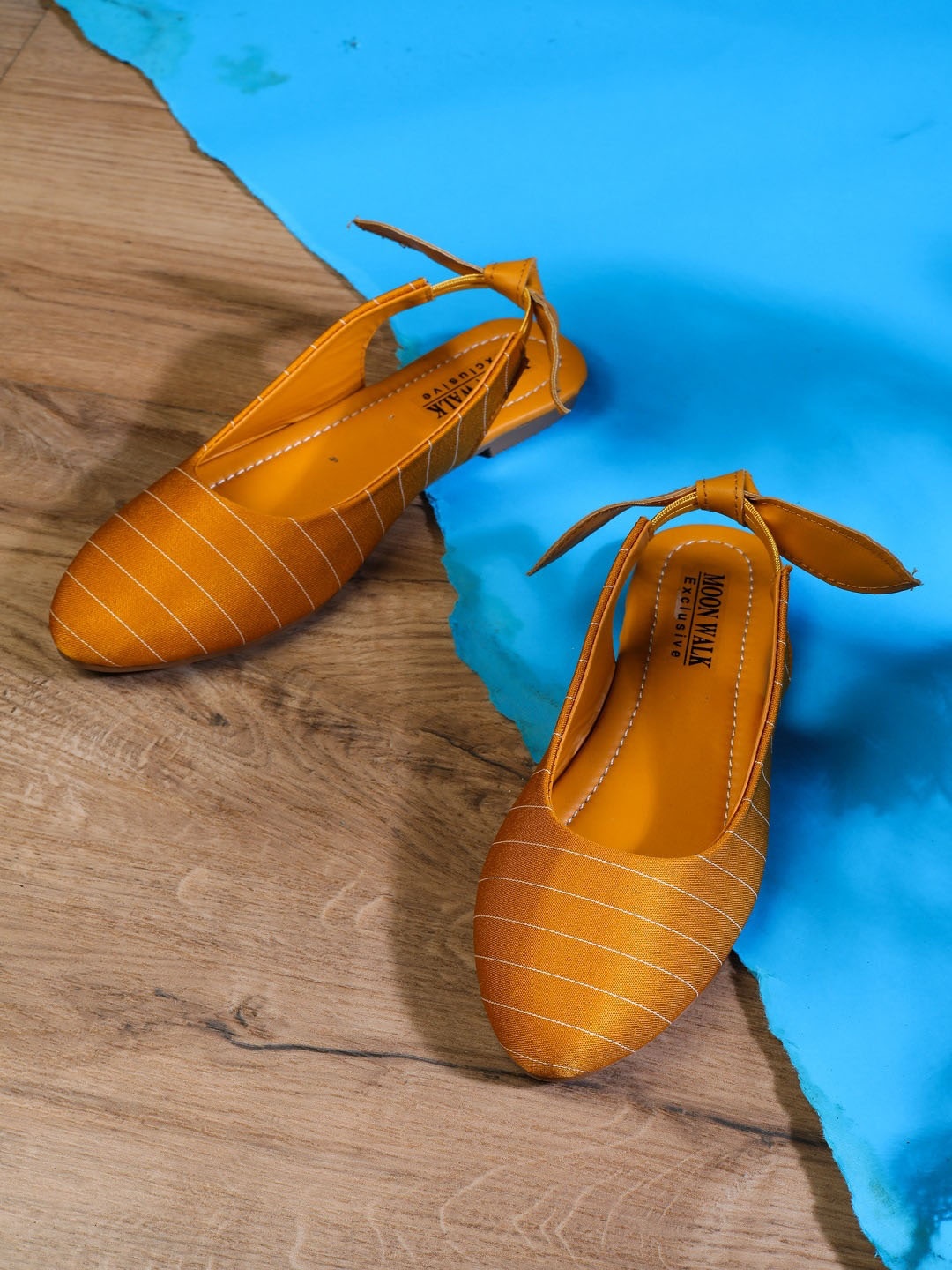 

Moonwalk Women Mustard Ballerinas Flats