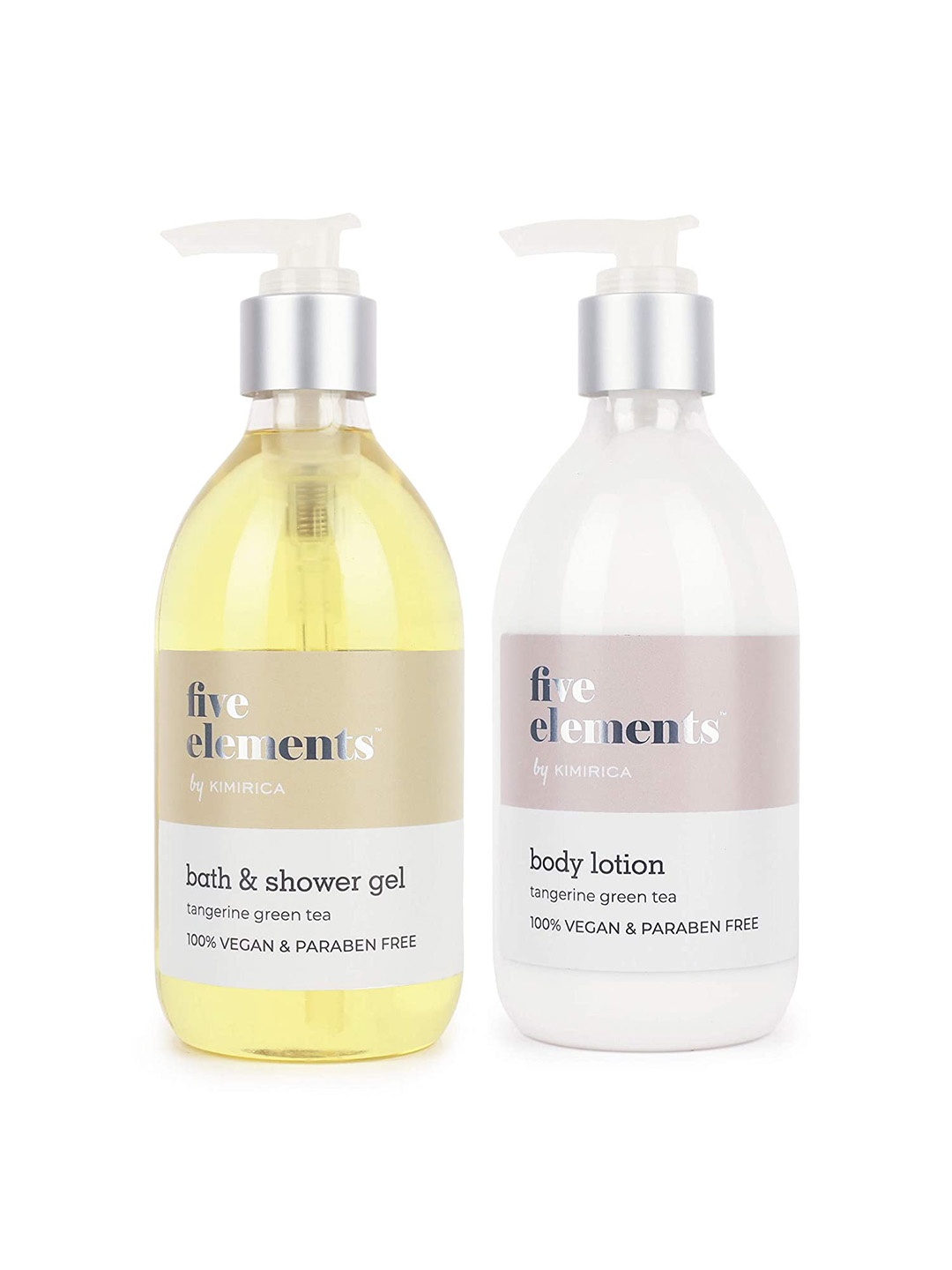 

Kimirica Five Elements Shower Gel & Winter Body Lotion Bath Care Duo - 300ml Each, Gold