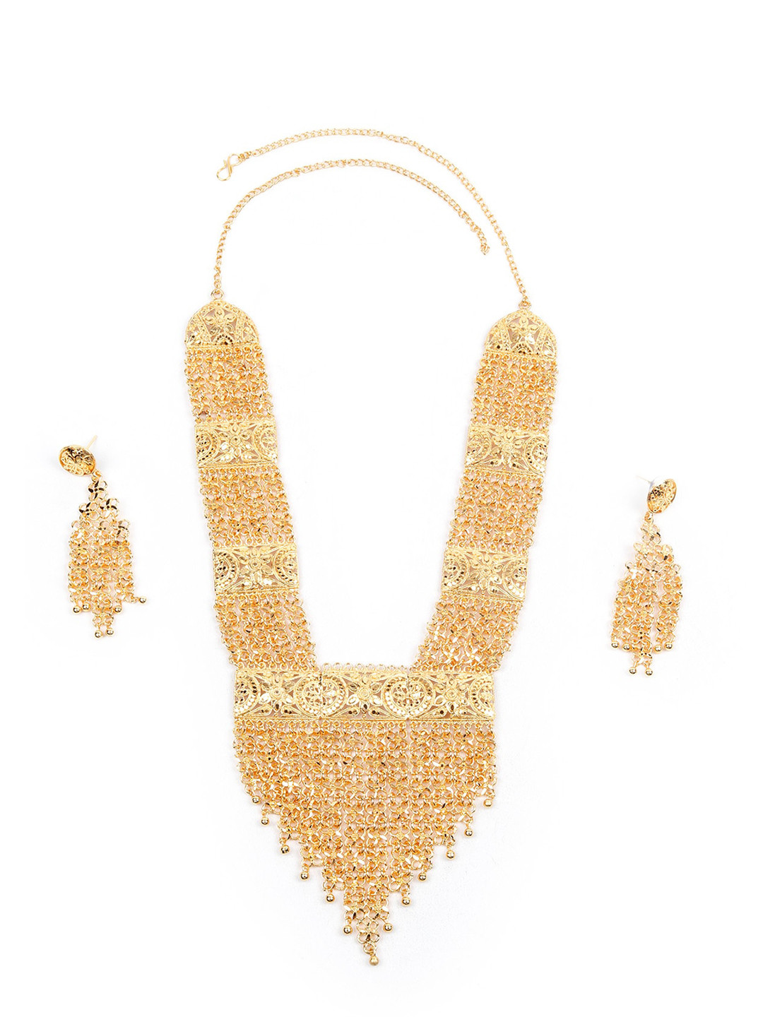 

ODETTE Women Gold-Plated Jewellery Set