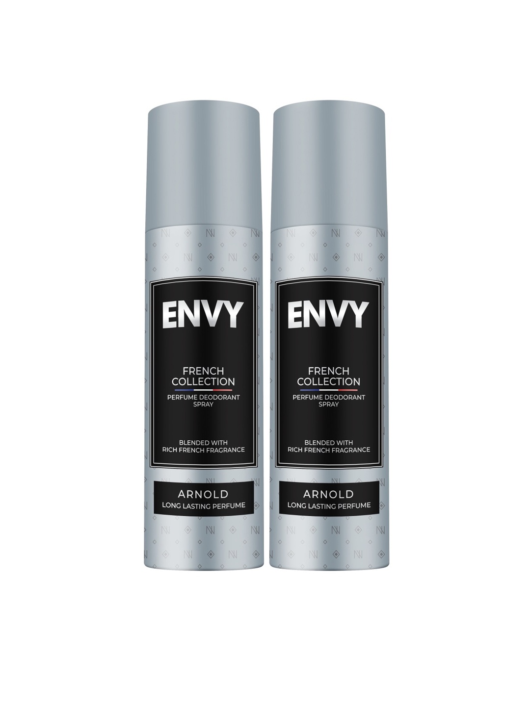 

Envy Set of 2 Arnold Long-Lasting Perfume Deodorant Spray - 120 ml each, Grey