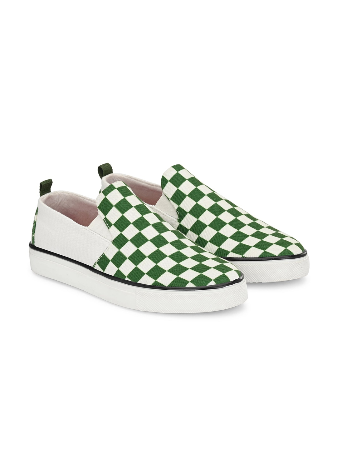 

EXTRIMOS Men White Printed Slip-On Lightweight Sneakers