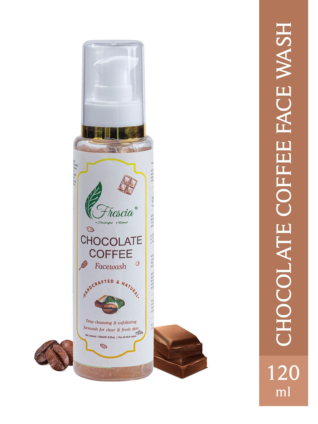 

Frescia Natural Chocolate Coffee Face Wash For Deep Cleansing - 120ml, White