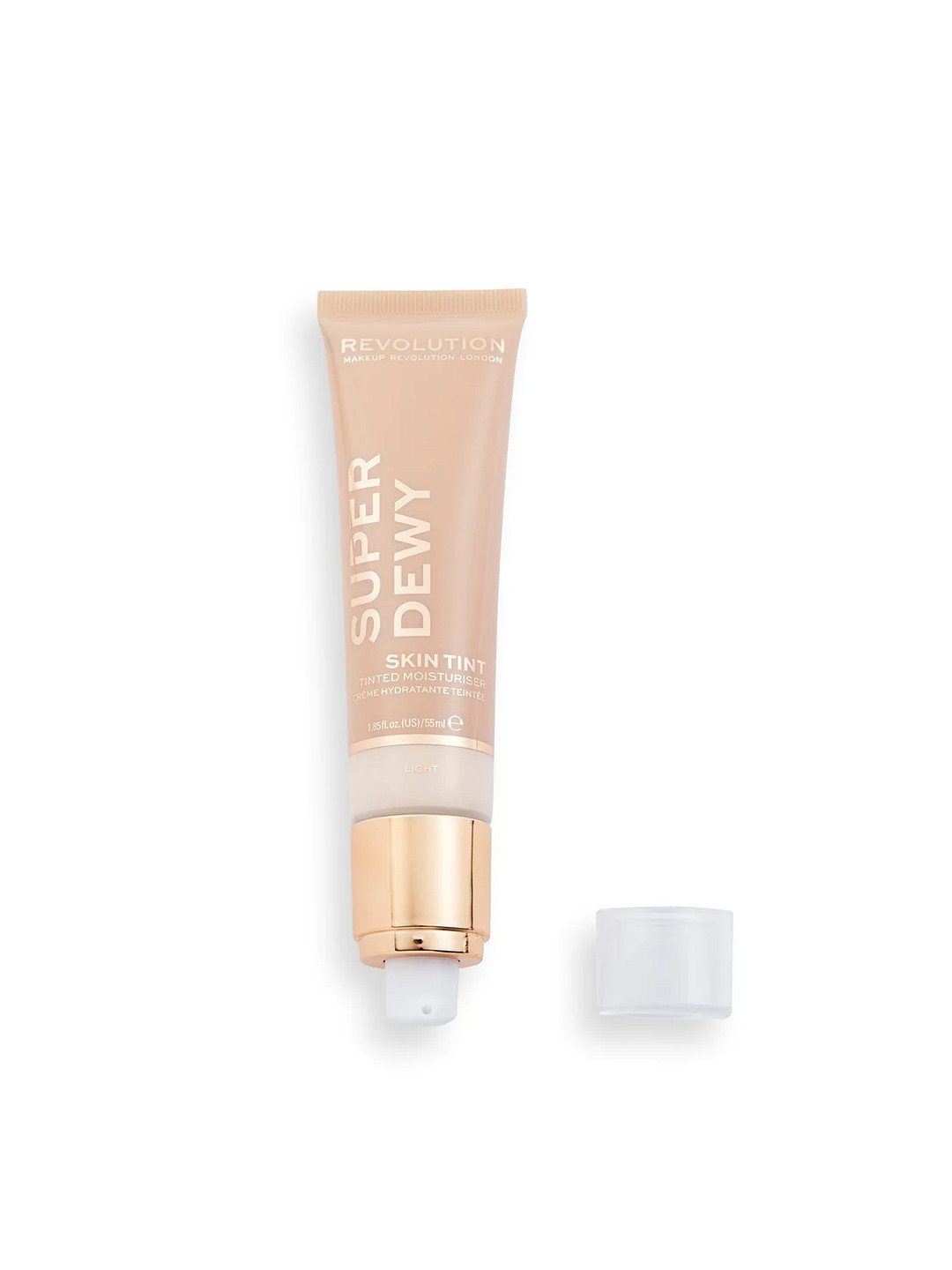 

Makeup Revolution London Vegan Super Dewy Tinted Skin Tint Moisturiser 55 ml - Light, Cream